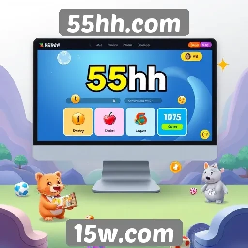 Explorando a interface do usuário do 55hh.com