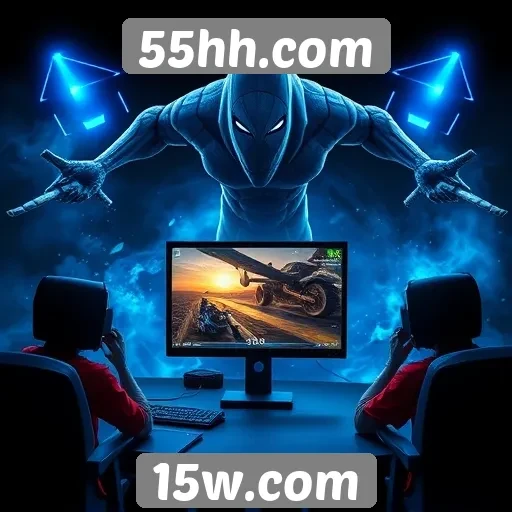 Popularidade crescente de 55hh.com entre gamers