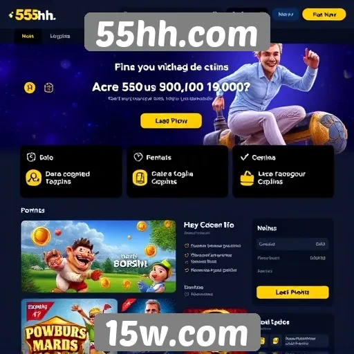 Plataforma 55hh.com atrai jogadores com promoções