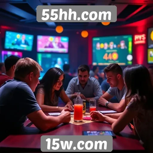 Exploração das funcionalidades sociais do 55hh.com