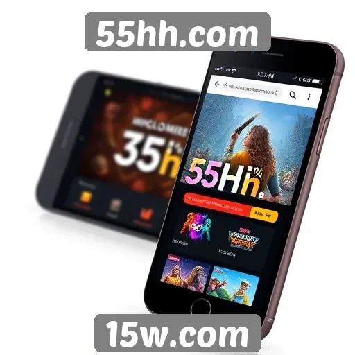 Experiência do usuário no 55hh.com em dispositivos móveis